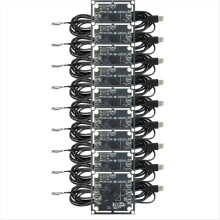 Nieuwe 9-delige 100-graden cameramodule 1MP OV9732 1280x720 USB-stuurprogrammavrije handmatige scherpstelling, met 2 meter kabel voor WinXP/7/8/10