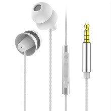 Schlaf-Ohrhörer mit integriertem Mikrofon, geräuschisolierende, leichte und weiche Ohrstöpsel für Seitenschläfer, ergonomisches Design mit