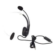 Brusreducerande monoheadset med USB-headsetadapter för kontors-PC-headsetanvändning Endast för datoranvändning Brusskyddad mikrofon Justerbar