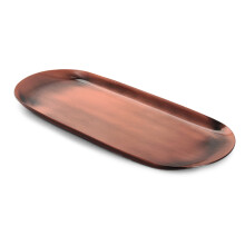 Oppbevaringsbrett Kosmetikkorganisator, Elegant design Metallserveringsbrett med allsidig bruk, Dekorativt brett i rustfritt stål for parfymelysbil