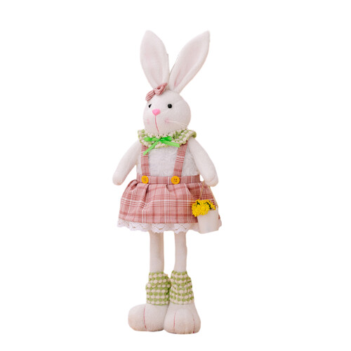 Soft Easter Rabbit Beautiful Desk Animal Model-Womens model