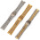 Uhrengurt 20mm/22 mm/24 mm strap butterfly button, quickrelease polished surface strap/22 mm/gold 2