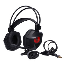 Kabelloses Gaming-Headset mit RGB-Beleuchtung, 3D-Surround-Sound und Mikrofon mit Geräuschunterdrückung, weiche Ohrpolster aus Memory-Schaum für
