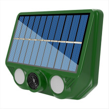 Solar Powered Ultrasonic Animal Repellent 500mAh Animal Deterrent Repellent USB Charging for Repel Mouse Deer
