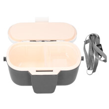 Compact Bait Organizer with Top Groove Insulated Plastic Bait Storage Box for Fishermen Ventilated Worm Bait Holder Lightweight and Portable with Secu