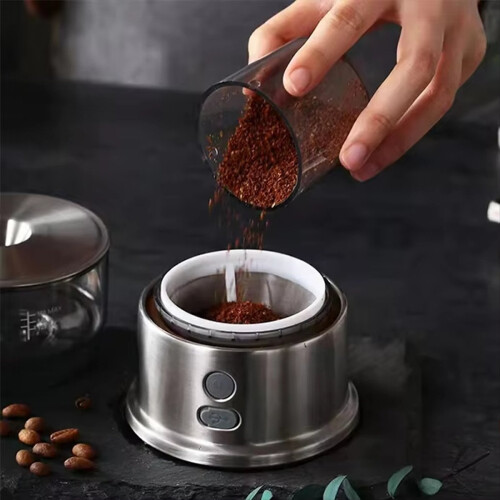 Mini macchina da caffè automatica portatile con ricarica USB, macchina da caffè da viaggio compatta, macchina da caffè da viaggio per esterni 2