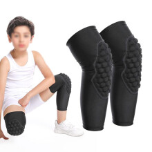 Knee braces for children, Moistureabsorbing EVA knee protectors for running (XL) XL XL All black