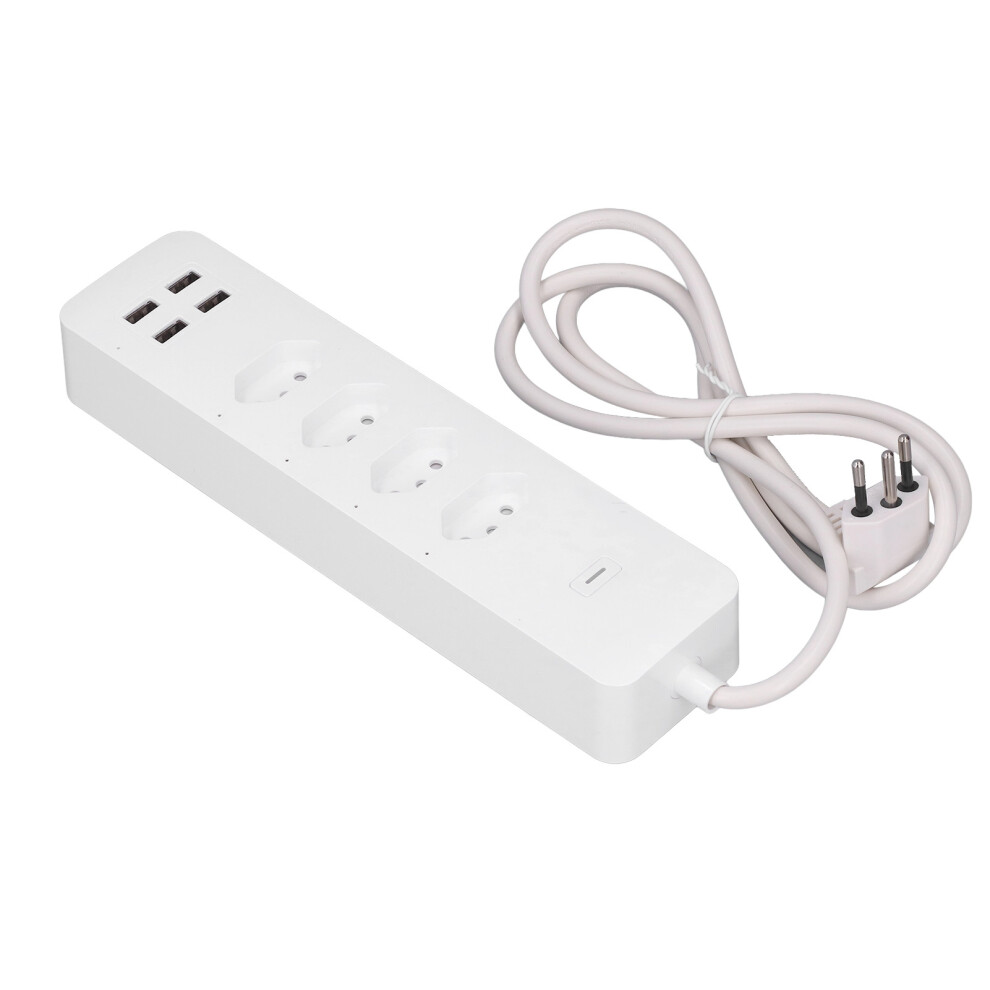 Smart Power Strip, Individually Controlled Outlets For Wide Application Range, Rated 2500W Max Current 10A Voltage 250V, Surge Protector With Remote C 9453559756538