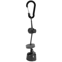 Fishing Gear Lanyard Retractable Spring Safety Rope Automatic Coiled Tether With Clip Compact Design Weather Resistant Material Rustikaler Stil Einfac