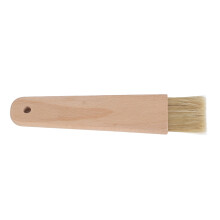 BakingBrush, WoodenHandleKitchenTool for Spreading Oil & Sauce, NaturalBristlesPastryBrush for Cooking Enthusiasts (Round Handle)