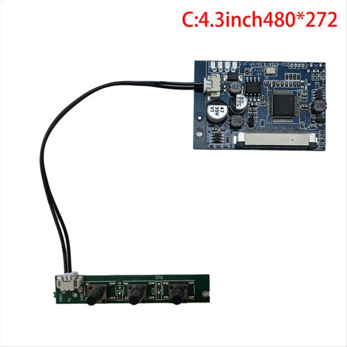 LCD Display Driver Board Module Kit Monitor for Car AV Digital Photo Frame Multi-Function 4.3inch 2