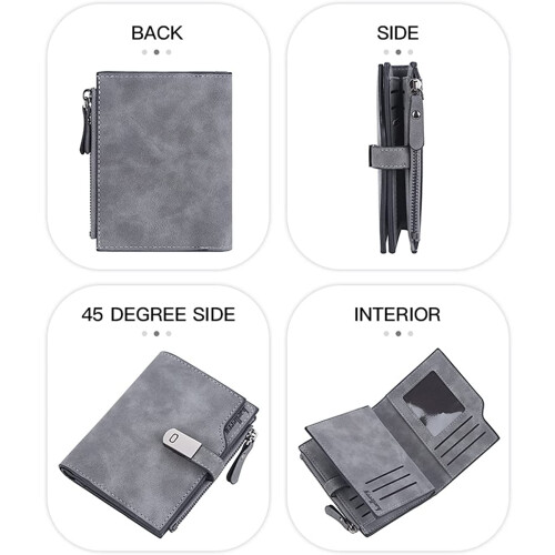 Travel Documents Organizer, Small And Lightweight Wallet With RFID Blocking Technology And Detailed Streamline Stitching 2