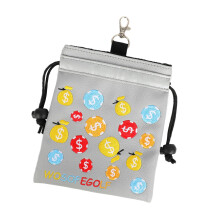 Golfs Tees bag Golfs T Shirts bag bag Draw String Golfs Bag T Shirts storage bag leather valuables bag bag grey