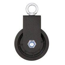 Polia de rolamento suave, bloco de polia resistente à ferrugem e à corrosão, alta capacidade de carga para uma ampla gama de aplicações (1