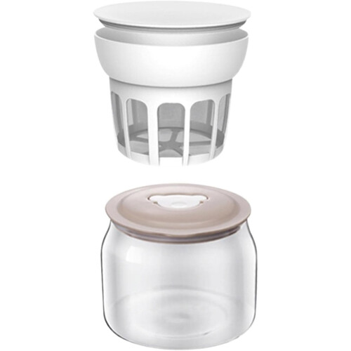 Whey Separator Yoghurt Maker Fine Mesh Yoghurt Filter Cheese Maker with Lid Reusable Kitchen Tool Simple Ref: 5423 2