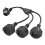 Power Extension Cord Triple Plug Adapter Ideal for Computer & Home Use EU PLUG 1