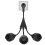 Power Extension Cord Triple Plug Adapter Ideal for Computer & Home Use EU PLUG 4
