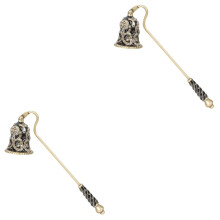 Candle Snuffer for Home Candle Fire Extinguisher Tool Ceramic Candle Accessories Extend Candle Life Pack of 2
