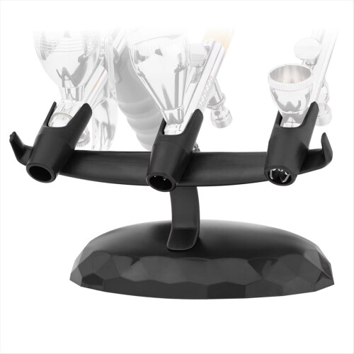 Support robuste pour 3 aérographes - Support noir pour outils et accessoires d'aérographe 1