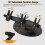 Support robuste pour 3 aérographes - Support noir pour outils et accessoires d'aérographe 4