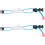 2 x reflective nylon straps, adjustable, elastic, leg strap, bicycle tie for night rides blue 5
