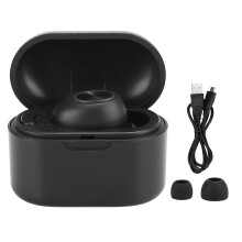 Schweißresistente Bluetooth-Ohrhörer mit Ladecase, Bedienung am Ohr, Geräuschunterdrückung, Stereoklang, integriertes Mikrofon,