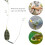 Luminous Beads Design, Feeder Basket Holder With Solid Material And Anti Tangle Design, 4 Pcs 7