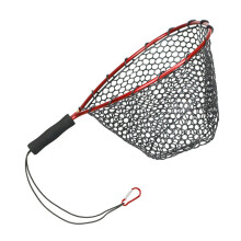Fly fishing net, nonslip, wearresistant, landing net, silicone fishing net, aluminum alloy, onepiece