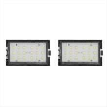 2 Stück Kfz-Kennzeichenbeleuchtung LED Weiß Lampen für Sport L320 3 4 LR3 LR4 2