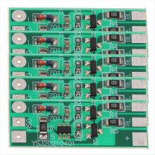 Lot de 5 modules LED clignotants 3-12 V, rouge et bleu bicolores, adaptés aux voitures et vélos.