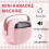 Kinderkaraokemachine, draagbare Bluetooth-luidspreker met 2 draadloze microfoons, roze 5