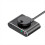 Scheda audio esterna USB con porta per microfono e cuffie da 3,5 mm, convertitore audio senza driver per desktop e notebook, nero-grigio 5