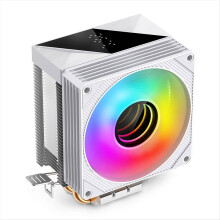 KF200 CPU-Kühler ARGB Leiser Lüfter 2 Heatpipes Luftradiator für FM1/FM2/AM2/AM3/AM4/AM5 PC-Prozessoren Kühlkörper