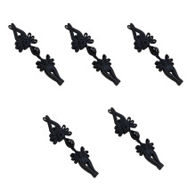 Chinese Cheongsam Buckle Frog Button Fasteners Closures-Black