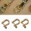 5Pcs RustProof Brass Clasps for Apparel Accessories Secure 7