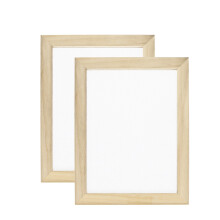 Paper Making, Strainer, Wood, Paper Making, 9.8 x 7.5 Inch Paper Making, Frame Kit for Crafts, Cards, Bookmarks, 2 Pieces