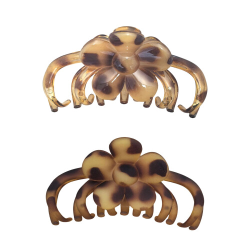 Oversized Claw Clip for Women Practical Grip-Leopard print clip 1
