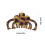 Oversized Claw Clip for Women Practical Grip-Leopard print clip 4