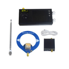 TEF6686 Radio-ontvanger, alle frequentiebanden FM/MW/kortegolf HF/LW, draagbare radio met donutantenne en versterker, zwart