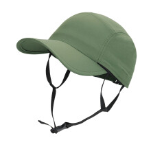 Sicherheitsschnur-Sonnenhut, verstellbarer Kinnriemen,-Armeegrün
