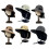 Outdoor Breathable Sun Hat Polyester Mask Neck Flap-Black 2