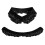 MContemporary Faux Collar Insert With Intricate-Black 6