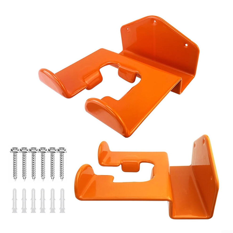 2 Pack Wall Mounted Strimmer Rack Suit Garage Storage Hooks, Ladder Hooks For Strimmer, Hedge Trimmer 9365049102711