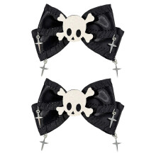 Gotische Haarspangen mit Band-Design. Starkes Griff-Accessoire-2