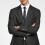 10Pcs PreTied Necktie With Snap Button Closure-Light Gray 2