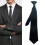 10Pcs PreTied Necktie With Snap Button Closure-Light Gray 3