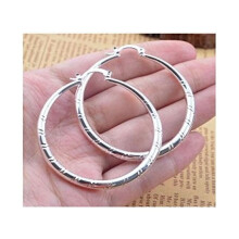Ueonyo saengthong women fashion 925 sterling solid silver ear stud hoop earrings wedding jewelry 2023