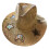 Western Sun Hat with Prism Rainbow Effects-Beige braided 1