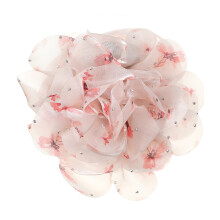Contemporary Floral Hair Clip With Secure-Glossy flowers scrat