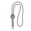 Elegant Western Bolo Tie Alloy Tip Adjustable Leather-Silver 1